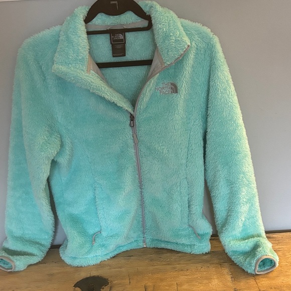 The North Face Jackets & Blazers - The North Face Women’s Plush Full-Zip Teddy Jacket in Aqua
